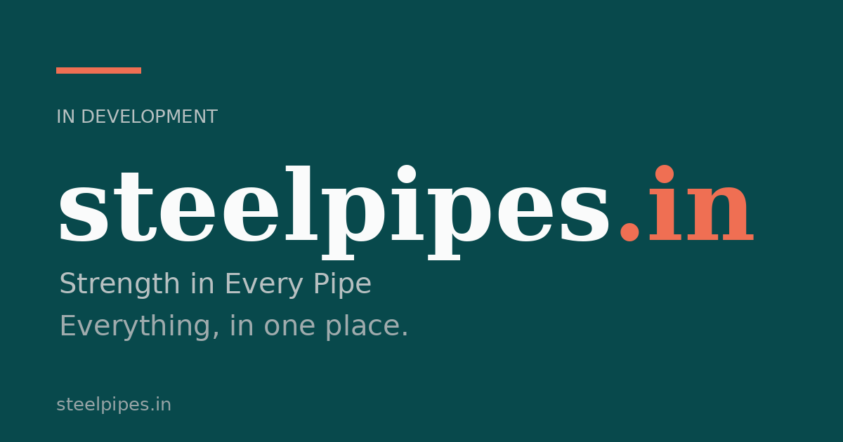 Link preview image for steelpipes.in